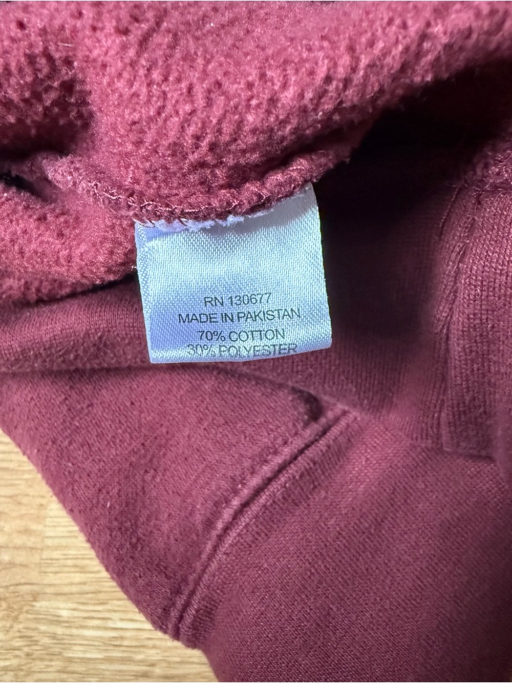 Maine Graphic Hoodie in Maroon - Picture 4 of 4
